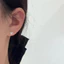Bông Tai Mèo Nữ Đơn Giản Dễ Thương Mèo Con Sinh Viên Zircon Bông Tai Ngọt Ngào Đi Lại Phụ Kiện Mini