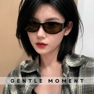 Kính râm mắt mèo GENTLE MOMENT kính mát chống tia UV thời trang nam nữ gọng cong thiết kế cao cấp  GMT163