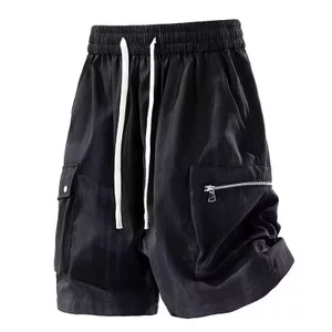 Quần short bảo hộ lao động nam, Quần thường ngày mỏng thời trang mùa hè, Quần short dài đến đầu gối thể thao rộng rãi