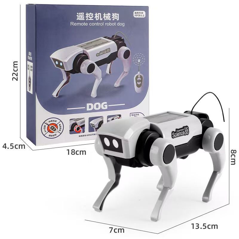 Trẻ em Điều khiển từ xa Cơ mèo DIY Kết hợp lắp ráp Robot đi bộ bằng điện Đồ chơi thú cưng cho chó