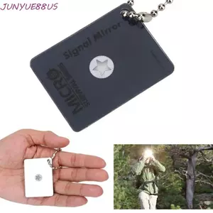 JUNYUE88US Gương Tín Hiệu Ngoài Trời, Gương Cứu Hộ Phản Quang Đa Năng, Gương Sinh Tồn Thực Tế Acrylic Di Động Đi Bộ Đường Dài Cắm Trại