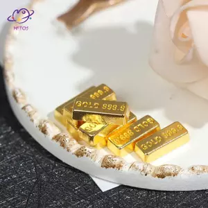 HFTOY 10 Cái / bộ 1: 12 Nhà Búp Bê Thu Nhỏ Thanh Vàng Đồng Xu Mô Hình Búp Bê Trang Trí Nhà Đồ Chơi ~