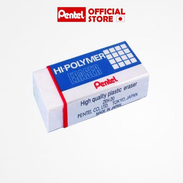 Combo 6 tẩy bút chì Pentel ZEH đủ size gôm tẩy siêu sạch mềm ít vụn an toàn cho học sinh