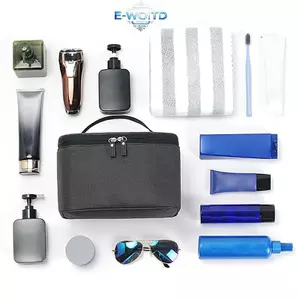E-WOITD 1 Chuyến Đi Công Sở Nam Túi Vệ Sinh Hai Lớp Dung Tích Lớn Túi Đựng Mỹ Phẩm Vải Oxford Túi Bảo Quản Túi Xách Di Động E-WOITD