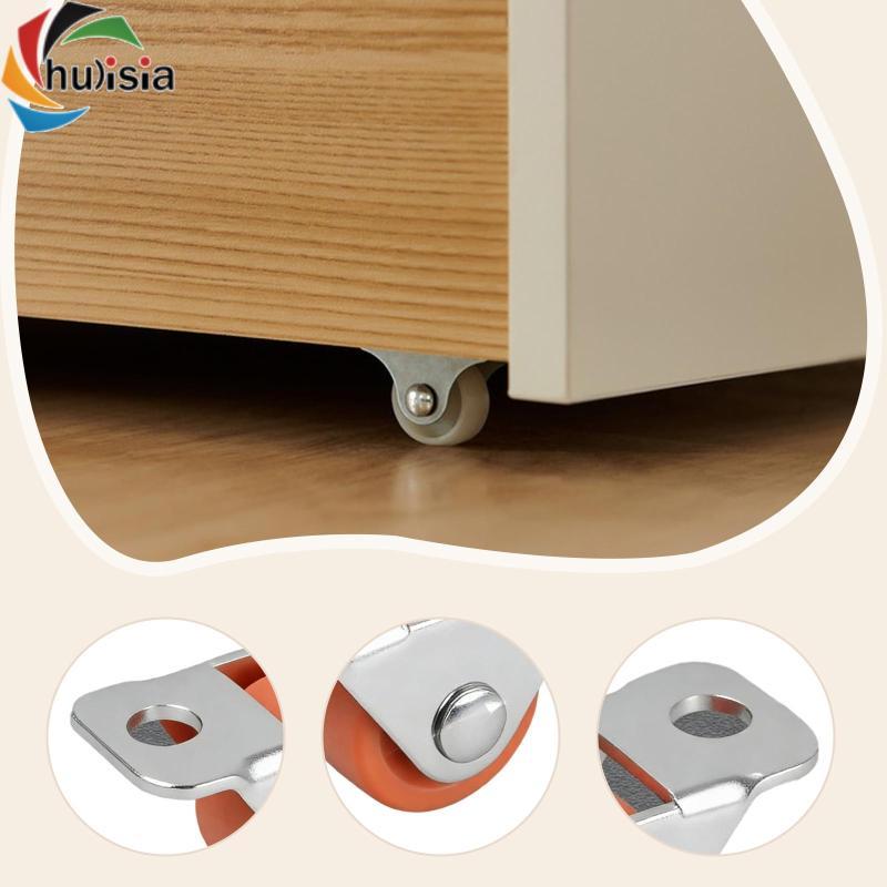 10x Mini Caster Bánh Xe Im Lặng Hạng Nặng Ổn Định Cấu Hình Thấp Bánh Xe Nhỏ Hướng Đơn Cho Thiết Bị Nhỏ Ngăn Kéo Giường Trrundle