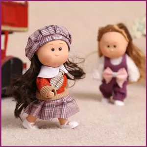 YT4 Phong Cách Tây Ban Nha Mini Mia Búp Bê Móc Khóa Thời Trang Trang Túi Dễ Thương Quyến Rũ