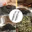 Bộ lọc trà 4 miếng Bộ lọc ống lọc lưới mịn bằng thép không gỉ có móc treo Tay cầm khuếch tán khoảng cách Bộ lọc trà