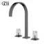 Vòi ba lỗ GESSI của Ý, vòi lavabo phòng tắm toàn bộ bằng đồng, thiết kế tối giản sang trọng, vòi pha nước nóng lạnh tinh