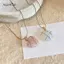 AqToCna Thời Trang Opal Trái Tim Nelace Pha Lê Lâu Đài Nelace Cho Nữ Cô Gái Hoa Hồng Thạch Anh Nelace Phụ Kiện Trang Sức Quà Tặng AqToCna