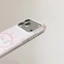Cho iPhone 17 Pro Max 16 15P Hoa Tươi Thỏ Thỏ Họa Tiết Màu Hồng Mềm TPU Chống Trầy Xước Vỏ Điện Thoại Với Ba Thỏ Mặt Dây Chuyền Bảo Vệ Chống Sốc Vỏ Chống Rơi