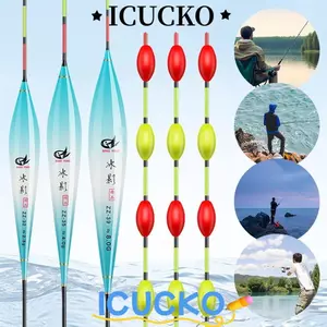 Phao cá ICUCKO, Phao câu cá tầm xa có độ nhạy cao, Phụ kiện câu cá Phao siêu dày bắt mắt