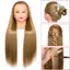 HFSHY Cosmetology Mannequin Head with 24 Inch Hairdresser Training Practice Bện Nhuộm Salon Sử dụng VN