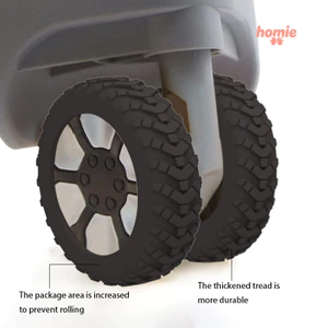 Vỏ bảo vệ bánh xe đa năng, vỏ chống trượt cho bánh xe cốp xe, vỏ silicon bảo vệ bánh xe.
