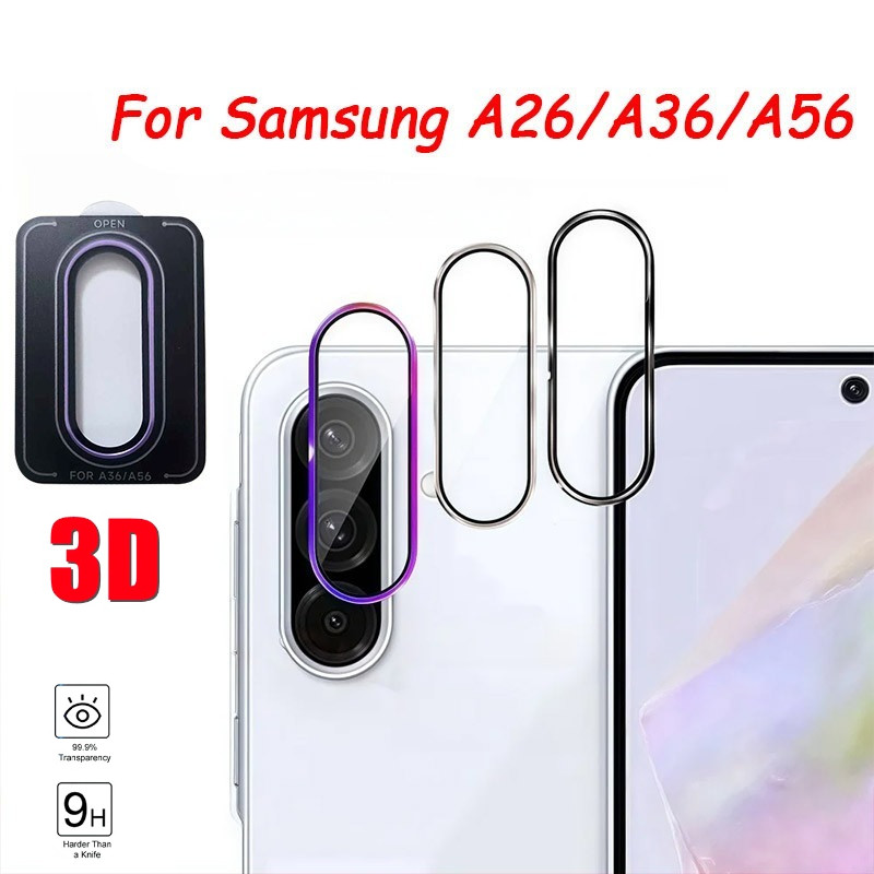 Dành Cho Samsung Galaxy GalaxyA36 GalaxyA56 GalaxyA26 Điện Thoại Camera Bảo Vệ Ống Kính Vòng Dành Cho Samsung Galaxy A36 A56 A26 Hợp Kim Nhôm Bảo Vệ Kính Cường Lực Ống Kính Phim