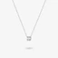 FANCIME "Cam kết của chúng tôi" Cặp đôi Dây chuyền bạc Sterling