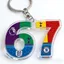 2026 Bóng Đá World Cup 67 Móc Khóa Mỗi Acrylic 2D Ba Lô Đồ Trang Trí Hercules Cốc Treo Quà Tặng 5.29