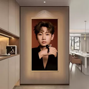 Wang Sutaki Ca Sĩ Hàng Hóa Tranh Poster Ngôi Sao Phòng Ngủ Phòng Khách Hành Lang Lối Đi Trang Trí Tranh Treo Tường Gỗ Chắc Chắn 5.29