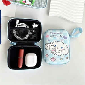 Hộp đựng Cinnamoroll dễ thương cho phụ kiện di động Bộ sạc /TWS / Tai nghe / Bộ sắp xếp cáp