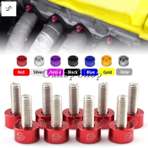 9Pc Nhôm Fender Vòng đệm Vít Bu lông Bộ cho Động cơ Honda Manifold