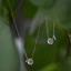 Tính khí thời trang Baroque hình học zircon đính kim cương đa năng vòng cổ nữ