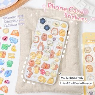 ENWEI 1 Cái [Hồng Thiên Đường Series] Bánh Mì Dalmatian Nổi Dễ Thương Tạp Chí Chất Liệu Miếng Dán Người Lập Kế Hoạch Sổ Lưu Niệm Văn Phòng Phẩm Decal