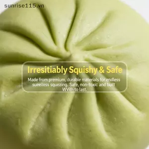 SRVN Mô Phỏng Bun Squishy Giảm Căng Thẳng Bóng Bóp Đồ Chơi Cho Trẻ Em Người Lớn Quà Tặng Mới Lạ Cho Học Văn Phòng.