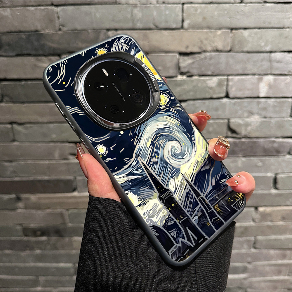 Dành cho Honor Magic 8 Pro / 7 Pro / 6 Pro GT Pro Win RT “Bầu trời đầy sao ” Vỏ điện thoại cứng Micro Matte / Honor 400 / 300 X9D X9C Vỏ Honor chống sốc