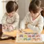 MỚI 1 Bộ Màu Phù Hợp Với Đồ Chơi Montessori Nhựa Màu Từ Tính Và Số Mê Cung Học Tập Đồ Chơi Giáo Dục Quà Tặng Cho Trẻ Em SKY