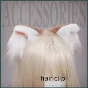 SQ Sang Trọng Mũ Kẹp Tóc Gothic Tai Mèo JK Fox Tai Động Vật Tai cosplay Kẹp Tóc