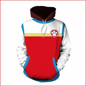 GC1 PAW Patrol Áo Cosplay Ryder Dài Tay Hàng Đầu Trẻ Em Người Lớn Hoạt Hình Áo Hoody Plus Kích Thước GC1