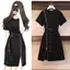 2026 Phong Cách Mới Mùa Hè Đầm Plus Size Nữ Mặc Ôm Hơn Nhìn Bao Mỡ Đầm Em Gái Hyuna Phong Cách Cẩn Thận Máy Đế Váy