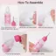 JRP 15ml Tẩy Cho Đầu Chắc Chắn Gel Giả Đầu Móng Tay Chất Kết Dính Chắc Chắn Gel Tẩy Ấn Vào Móng Tay Gel Giả Mẹo Tẩy Dụng Cụ JRP