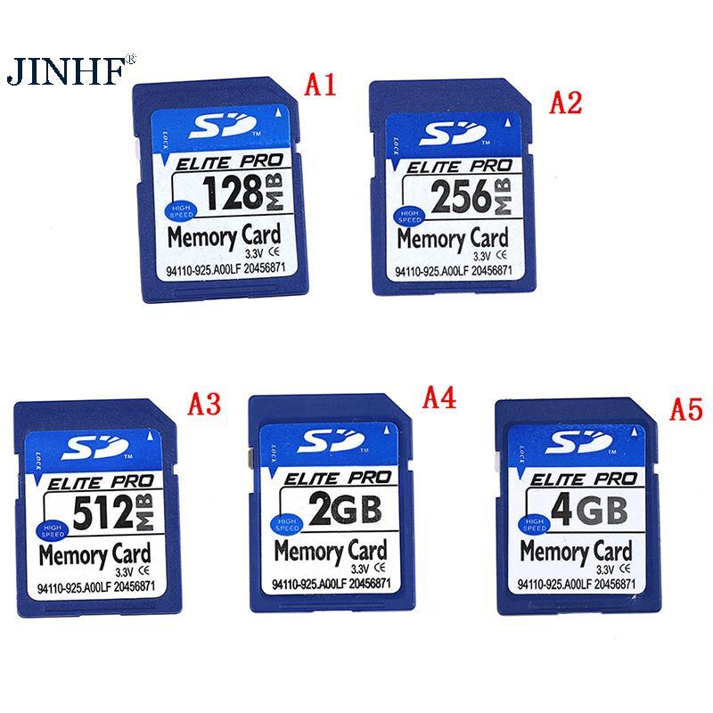 JINHF 128MB 256MB 512MB 2GB 4GB Thẻ tiêu chuẩn SD an toàn bộ nhớ kỹ thuật số HOT