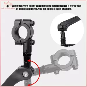 THÊM Xe Đạp Leo Núi Gương Chiếu Hậu Xe Đạp Điện Gương Phẳng 360 Độ Có Thể Điều Chỉnh Phản Quang Gương Đảo Chiều Phụ Kiện Đi Xe Đạp BSS