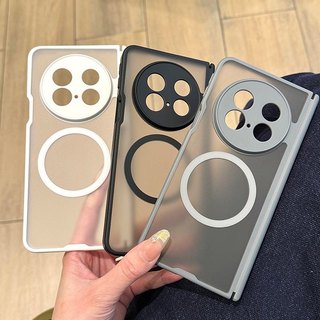 Ốp PC cứng chống sốc bảo hiểm toàn diện cho OPPO Find N6 Find N5 Vỏ từ tính mờ