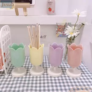 Hộp đựng bút JVSUB INS Học sinh Văn phòng phẩm Cốc đựng đồ bằng nhựa