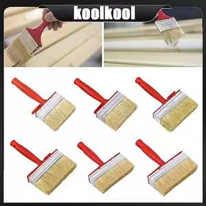 Kool 4 Gói Bàn Chải Vết Bẩn Tường Và Sàn Với Ferrules Phụ Kiện Tiện Lợi Cho Dung Môi Đế Sơn Hoàn Thiện Sử Dụng