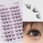 IOIIK 10 hàng--Lông mi giả san hô màu nâu phong cách Pháp Pre-Glued Natural Look Nhẹ thoải mái khi mặc
