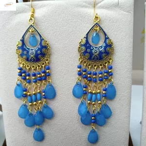 ZENZON Bohemian Tua Rua Bông Tai, Phong Cách Bohemia Hình Trái Tim Phong Cách Dân Tộc Bông Tai, Phụ Kiện Trang Sức Cá Tính Sáng Tạo Hình Học Rỗng Bông Tai Nữ