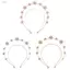 Băng đô ngôi sao đính đá ZENZON, Vòng tóc hai lớp Baroque Star Zircon, Ins Tiny Spot Headband Pha lê Ins Tiara Mũ đội đầu