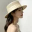 Mũ chống nắng mùa hè BRARAA, Mũ rơm vành rộng trang trí ruy băng, Mũ đi biển chống tia cực tím đa năng có thể điều chỉnh thời trang dành cho nữ