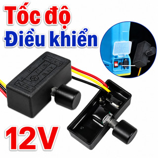 Bộ Điều Tốc 12V Cho Bình Phun Điện - Công Tắc Điều Chỉnh Tốc Độ Motor Máy Bơm Mini DC 12V