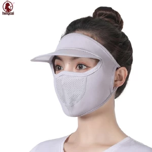 Mũ chống nắng chống tia cực tím thoáng khí - Tấm che toàn mặt cho xe đạp leo núi Câu cá lái xe