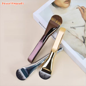 Bàn chải che khuyết điểm FAVORITEGOODS, Bàn chải nền lưỡi rộng không đánh dấu, Đầu phẳng chất lượng Higih Bàn chải trang điểm tóc mềm siêu mỏng dành cho nữ Dụng cụ làm đẹp