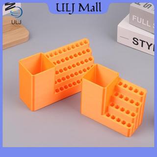 ULJ 1 Giá đỡ máy khoan 20 / 50 lỗ Bit Sắp xếp đầu tuốc nơ vít Hộp công cụ Hộp công cụ Bảng lỗ Tuốc nơ vít Giá đỡ chuôi lục giác.