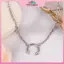 MYPANDA Retro Phong Cách Hip-hop Thép Titan Nelace Đảng Punk Đinh Tán Mặt Dây Chuyền Unisex Choker Gothic Y2K Trang Sức.
