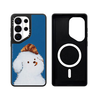 Ốp lưng Phone Case cứng gương chó lạc từ tính cho Samsung Galaxy S26 25 24 23 UItra S26 25 24 23 Plus Vỏ bảo vệ chống sốc