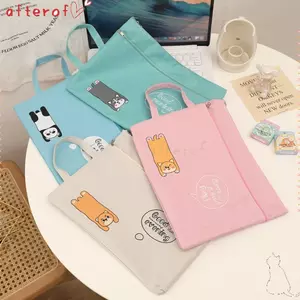 Thư mục tập tin AFTEROF A4, Thư mục lưu trữ giấy kiểm tra chống nước hai lớp, Túi đựng tài liệu dung lượng lớn cầm tay hoạt hình