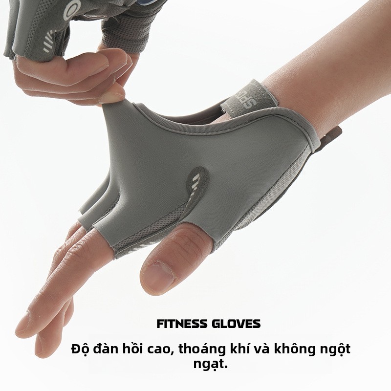 Găng Tay Tập Gym,Yoga,Chống trơn, thoáng mát,chống mài mòn, Bảo Vệ Tay,Dùng tập gym,yoga,đạp xe,chơi golf
