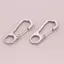 AIHOM Móc khóa bằng thép không gỉ Carabiner 2 5 chiếc Kẹp lò xo mạnh mẽ Bule để buộc bánh răng cắm trại ngoài trời,